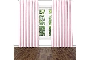 Stripe Pink Striped Light Pastel Window Drapes Curtain