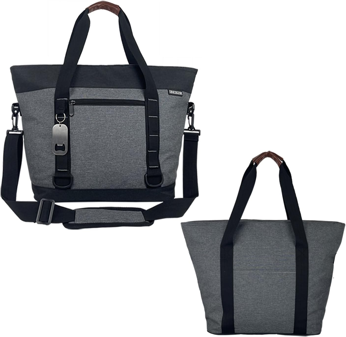 Insulated Cooler Bag, Large Insulated Bag, Reusable Shopping Bags, Leakproof Soft Cooler with BagsBottle Opener, Suitable for Supermarket Shopping, Travel,Beach,Family Picnic,Camping - Image 3