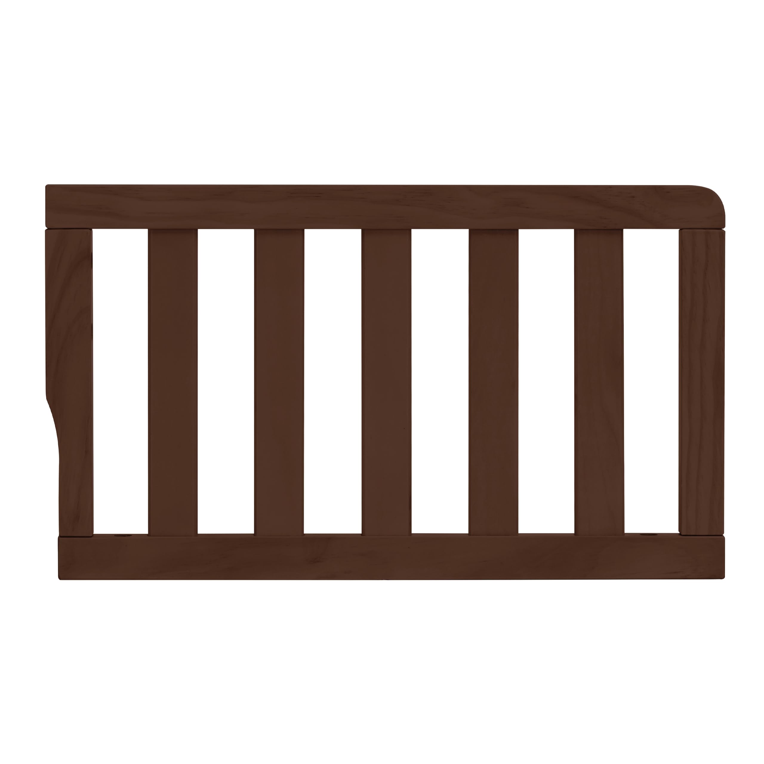 Dream On Me Toddler Guard Rail for Convertible Crib, Walnut