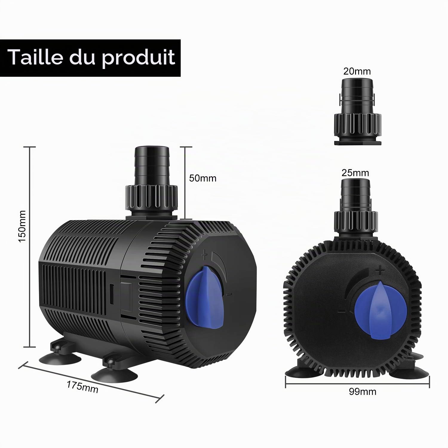 Pompe Pour Bassin Pompe Bassin Jardin Aquarium 2300L/H 35W