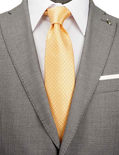 70 Inch Xxl Long Neckties, Extra Long Ties For Big And Tall Men, Red, Navy, Golden Orange, 4-Pack #TOP3