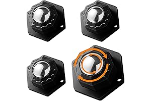 4Pcs Self-Adhesive Mini Ball Bearing Roller Casters