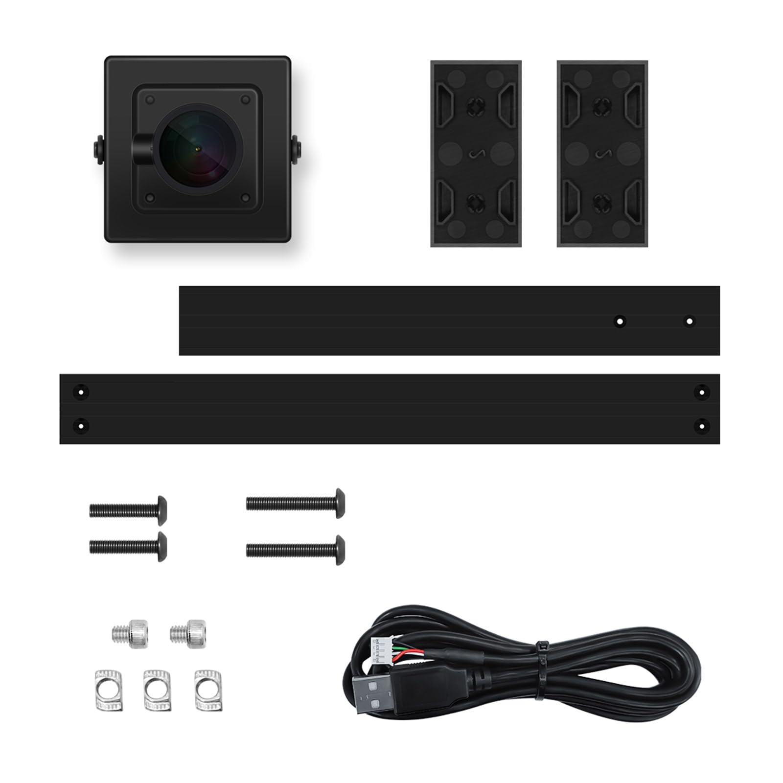 Juego de posicionamiento de cámara de 5 MP para máquina de grabado con software Lightburn, compatibilidad para impresión de grabado de alineación