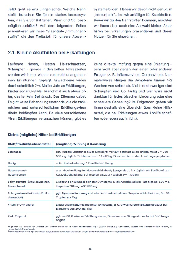 Für ein starkes Immunsystem: Gesund und fitter mit Nährstoffen & Ernährung