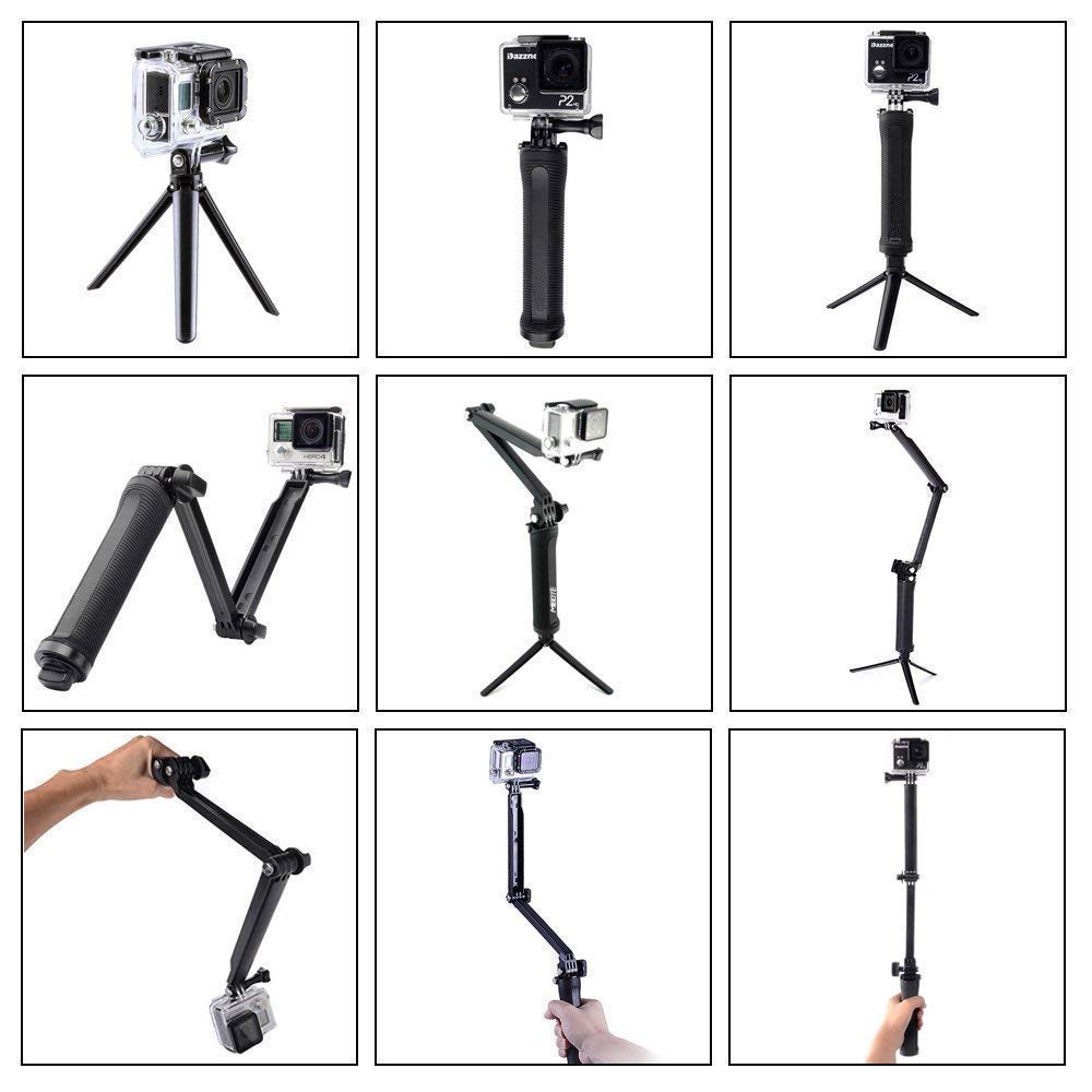 調整可能 自撮り棒 三脚 ブラック Amazon | MIBOTE 対応アクセサり 3 Way 自撮りスティック 三脚 調節