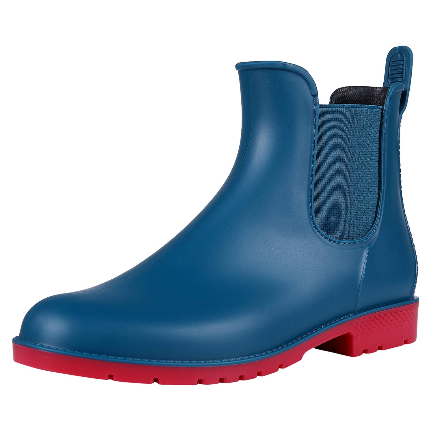 Asgard Women's Short Rain Boots Waterproof Ankle Chelsea Booties