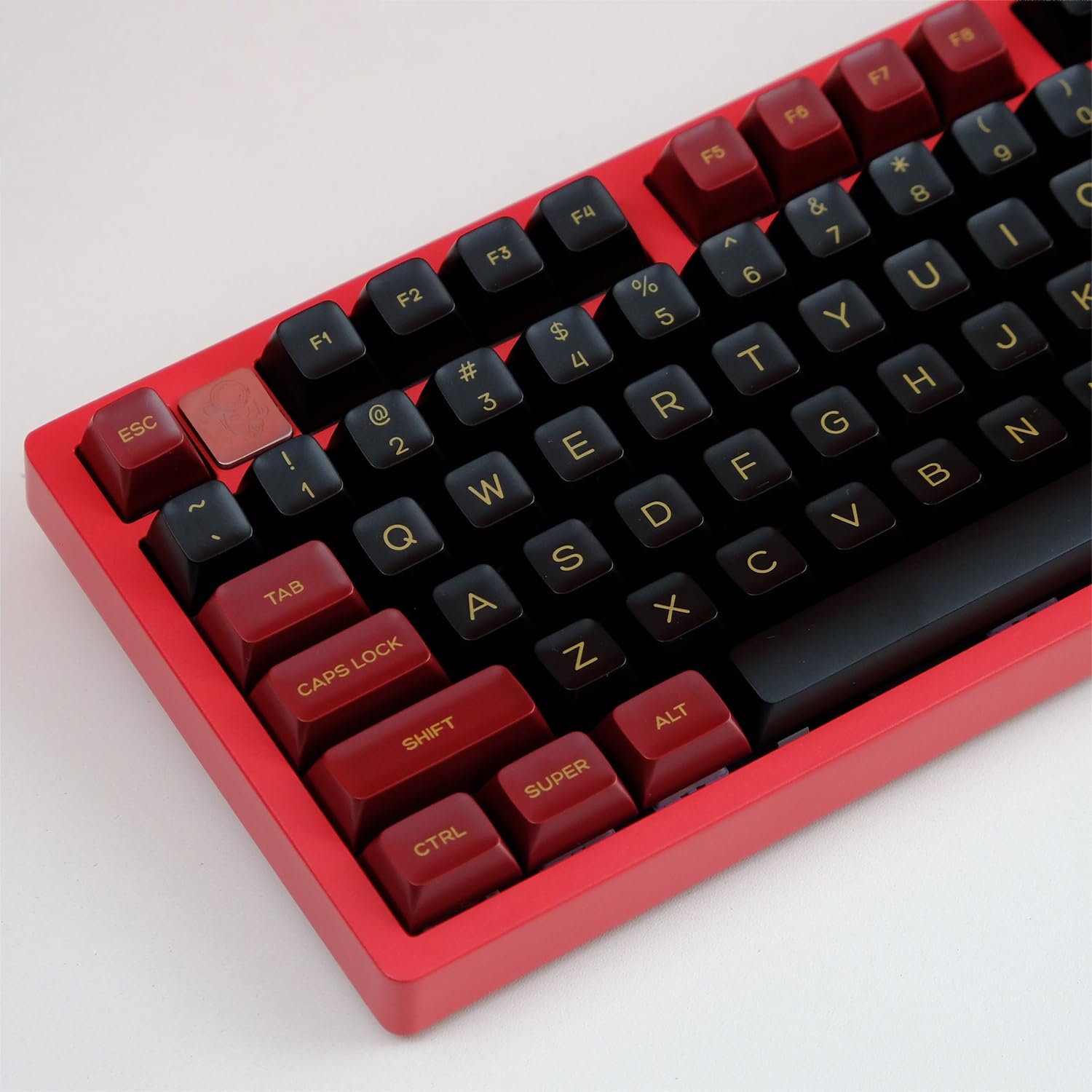 DucKey Vintage 2-Color PBT Keycap Set, 140+ Keys/SA Profile