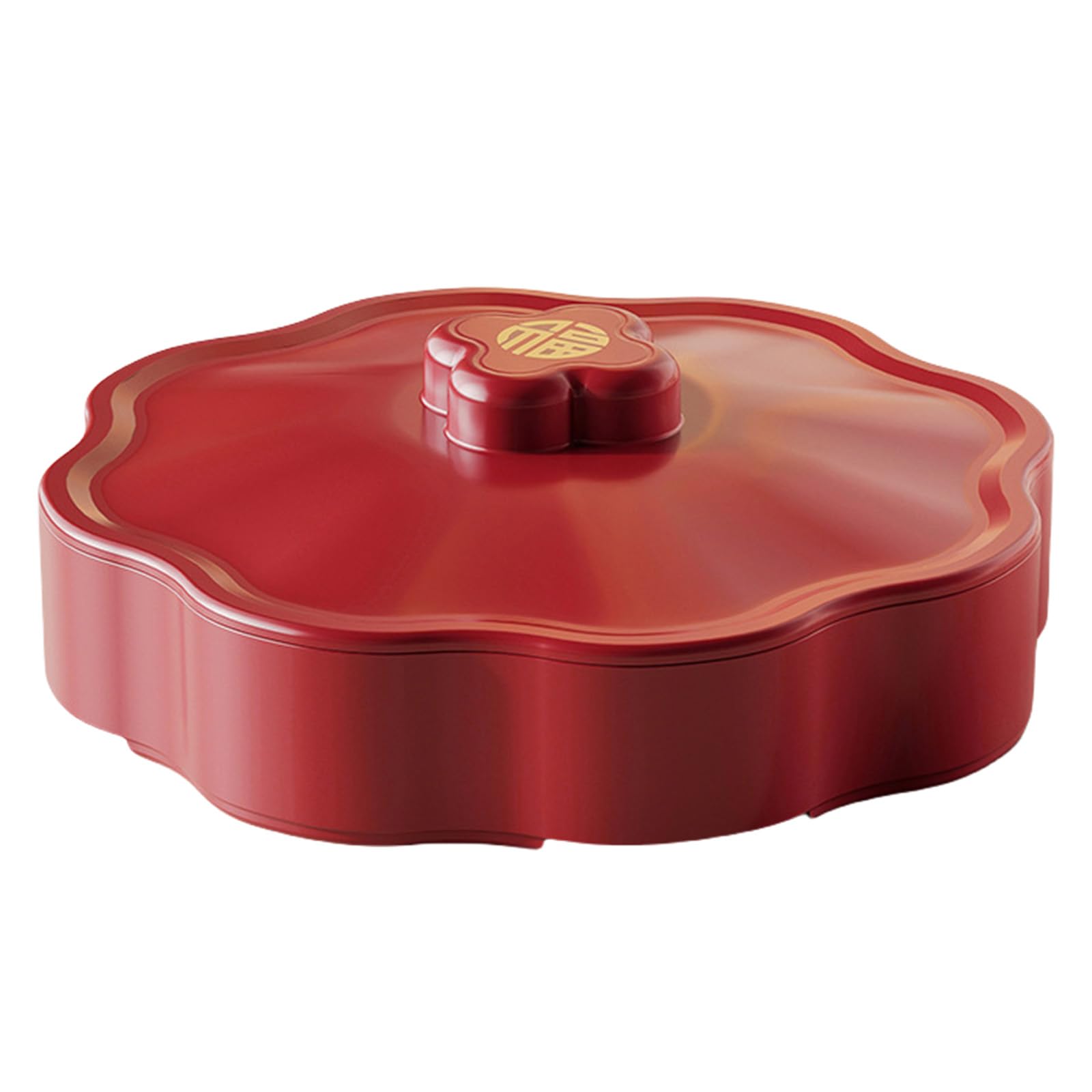 FackLOxc Snacks Organiser Elegant Candy Box Dry Fruit Storage Container with 5 Compartments Home Organization Supplies Compartment Snacks Plate