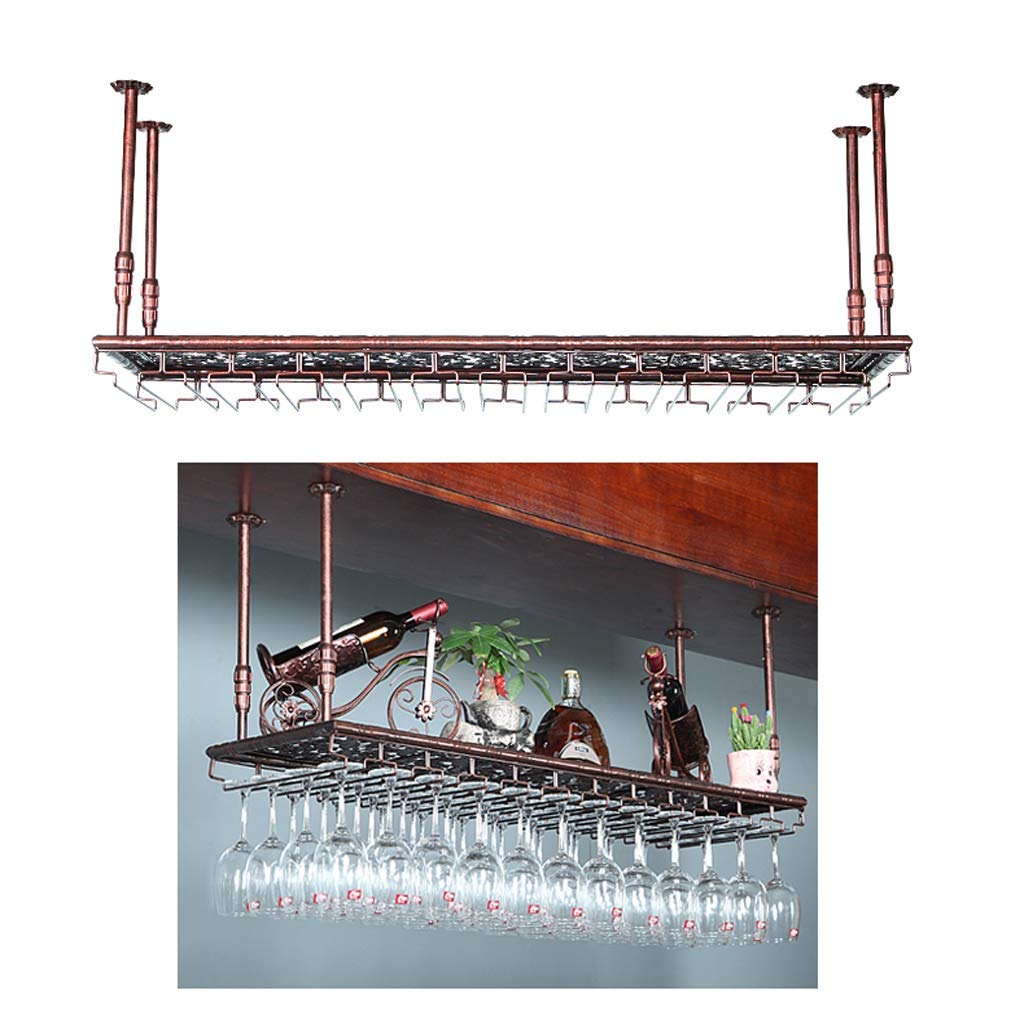 Buy Ceiling Wine Rack Hanging Suspension Cup Holder Walled Glass
