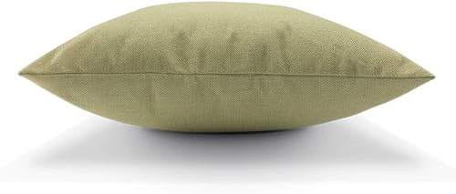 Miniatura 3 de HGOD DESIGNS Funda de cojín decorativa cuadrada de lino y algodón, diseño de rama de pájaro con jaula para pájaros, 18 x 18 pulgadas