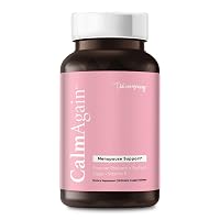BB Company CalmAgain for Menopause Anxiousness, Mood Balance for Women | Stay Calm, Lower Cortisol, Fewer Mood Swings | Siberian Rhubarb, Sage, Saffron | Menopause Relief | 30 Ct