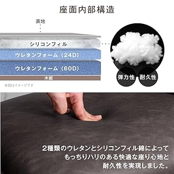 Amazon｜タンスのゲン ダイニングチェア 【2脚セット】 肘付き