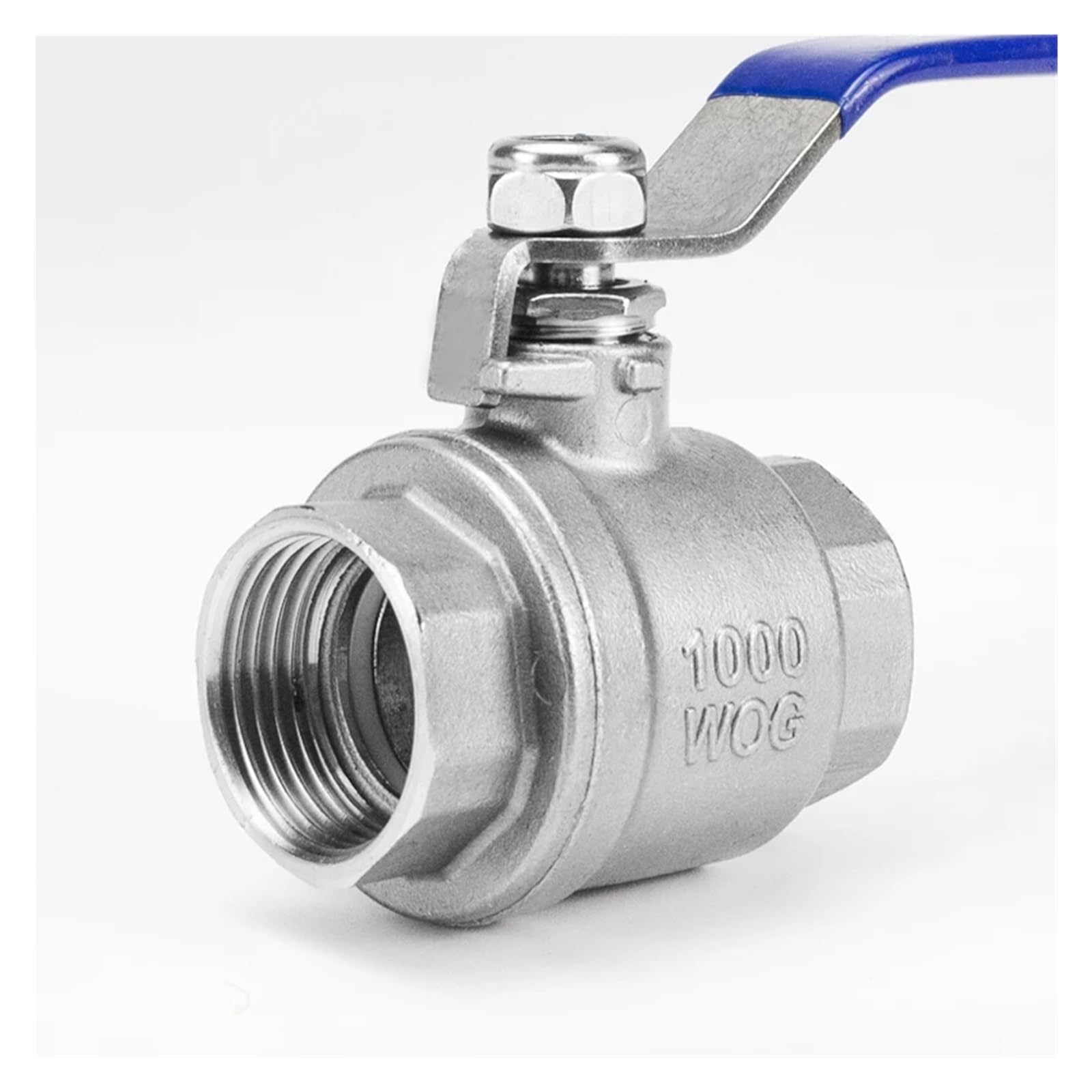 1 Uds SS304/316L válvula de bola rosca interior doble dos piezas tornillo Manual interruptor tubería agua del grifo(1-1/4",ZG_SS304)