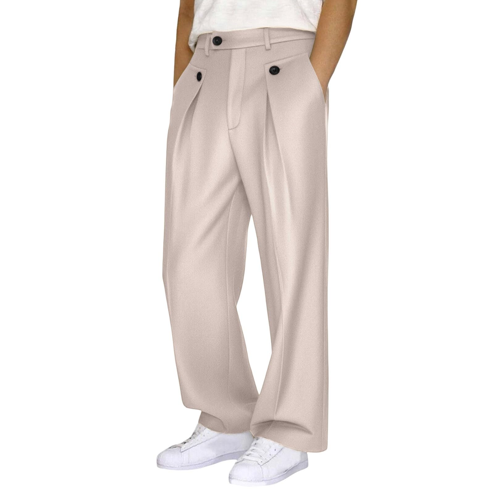 Generico Pantaloni Casual Uomo All'aperto Pantaloni Elasticizzati vestibilità Classica Slim Fit Trekking Slim Fit Escursionismo Vacanze