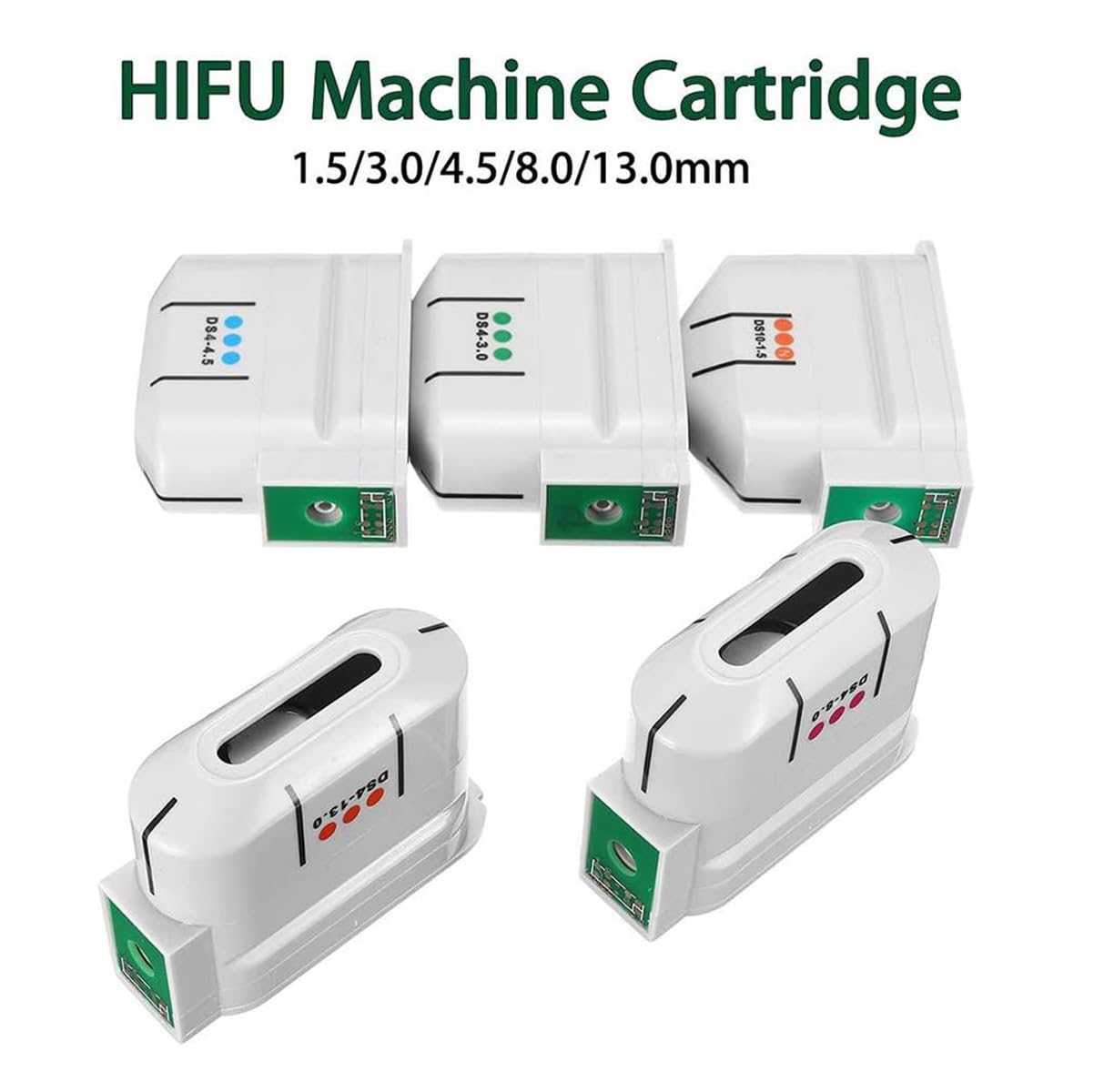 Sostituire la cartuccia Hifu per 3D Hifu dispositivo di bellezza, il trasduttore Hifu Scambiabile Cartridge del corpo del viso per apparecchio di bellezza,13.0