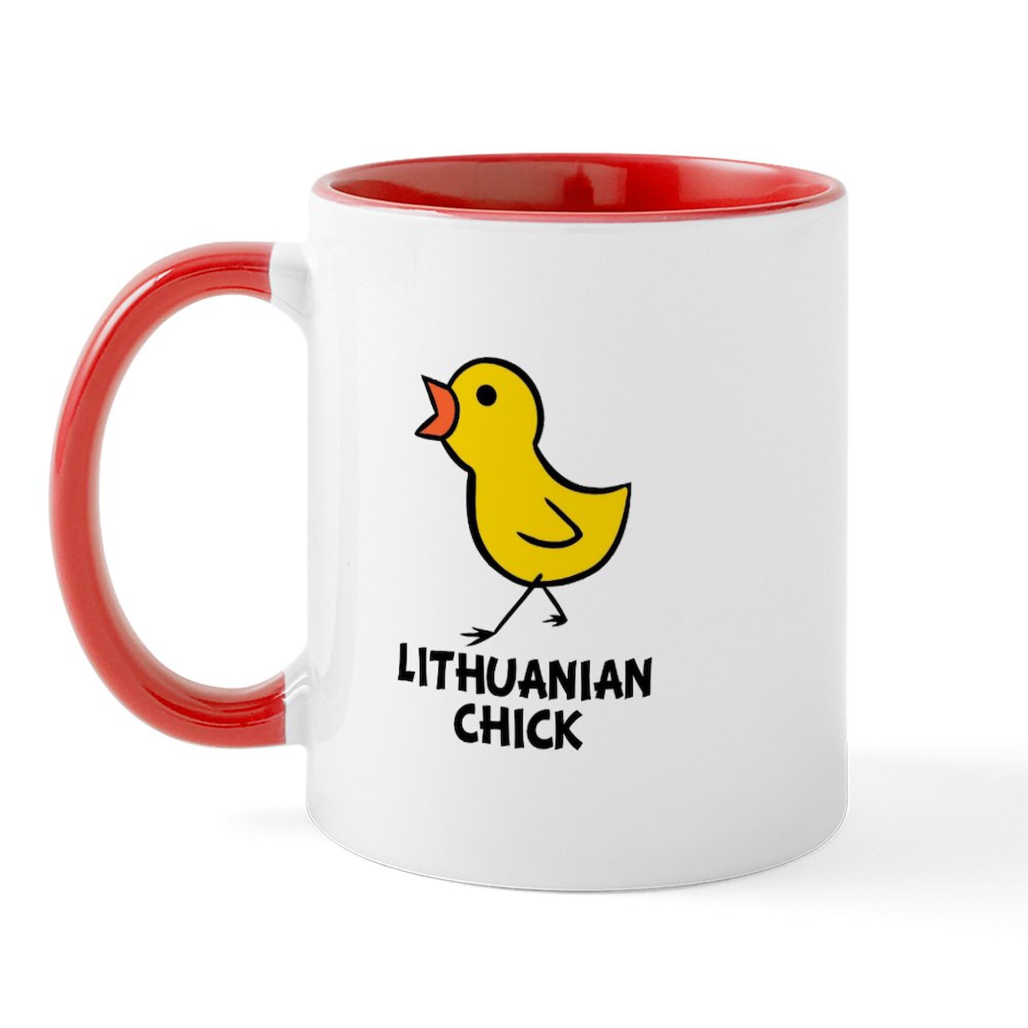 CafePress Lithuanian Chick Mug 11 oz (325 ml) Ceramic Coffee Mug