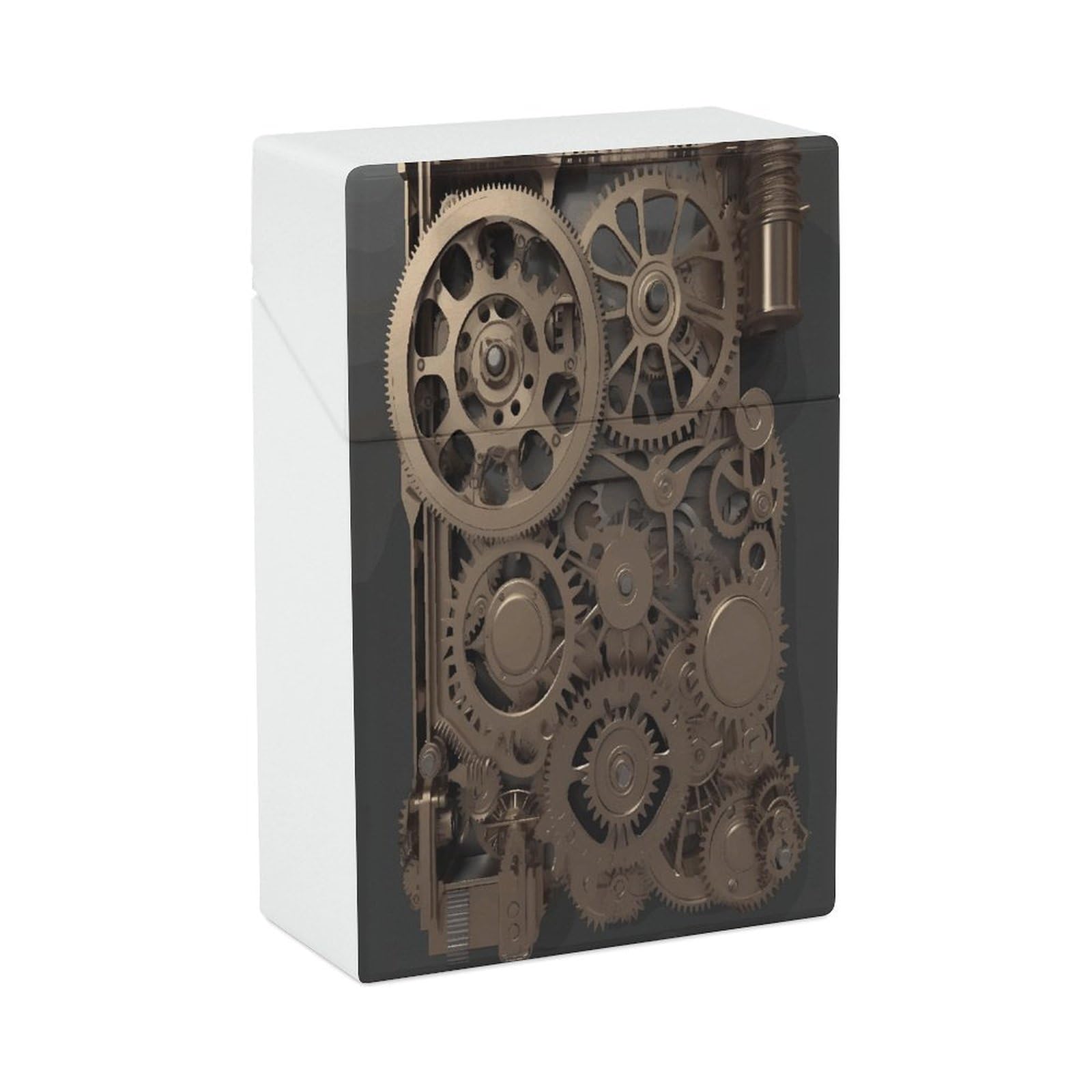 steampunk cigarette case Power Em2 with Built in Lighter Metal Wallet 2 Various Morgan, Charles (*1951)