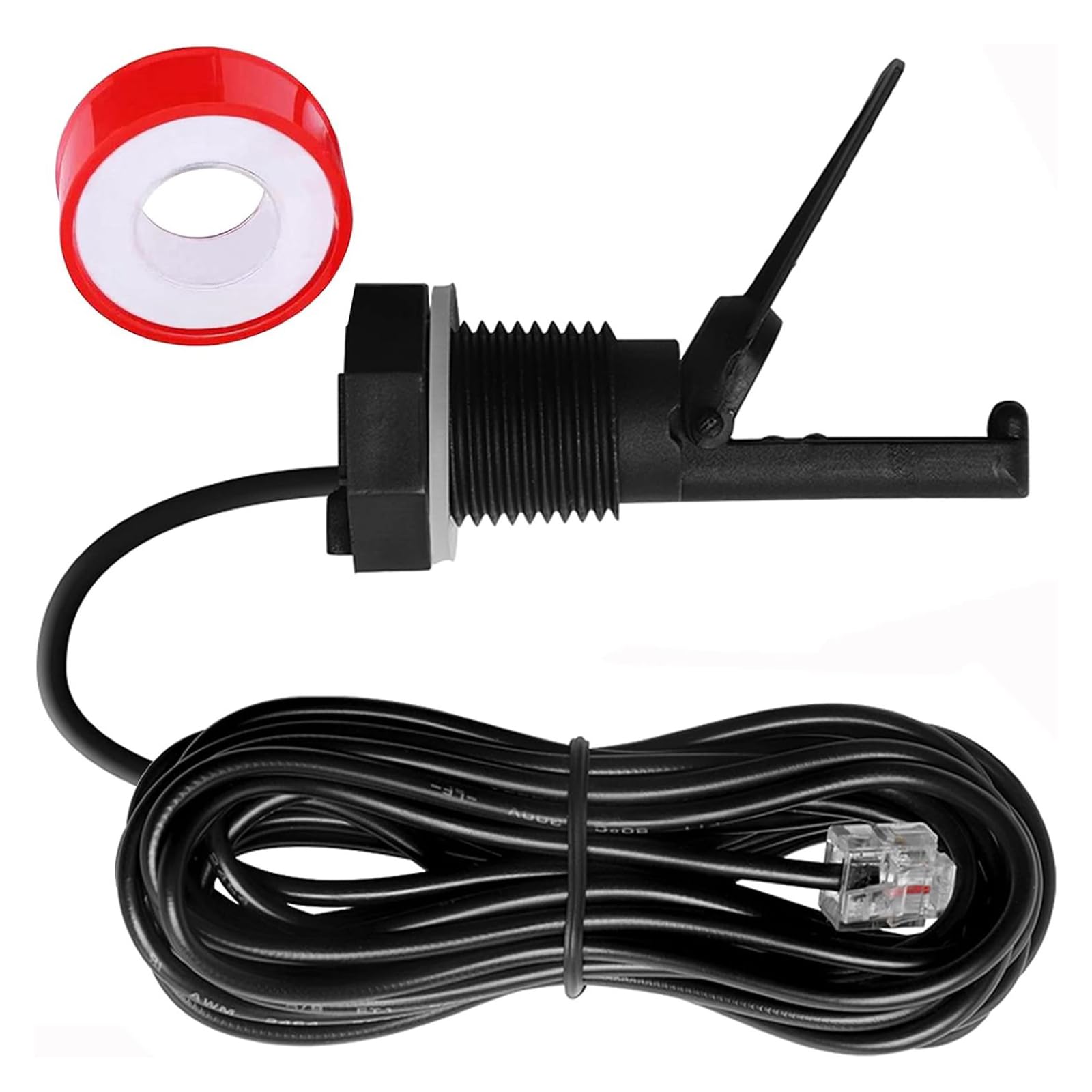 Nvoqilin General Flows Sensors With Long Cable & Build In T Connection Glxflorp Pool Water Flows Detectors For Salt Chlorinator Forward Salt Chlorine Generator Stream Change Structure Stream Transducer Forward