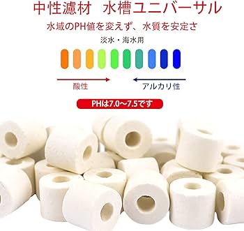 Amazon | ろ過材 ろ材 水槽 観賞魚 濾過材料 水族館 硝化細菌培養 浄化