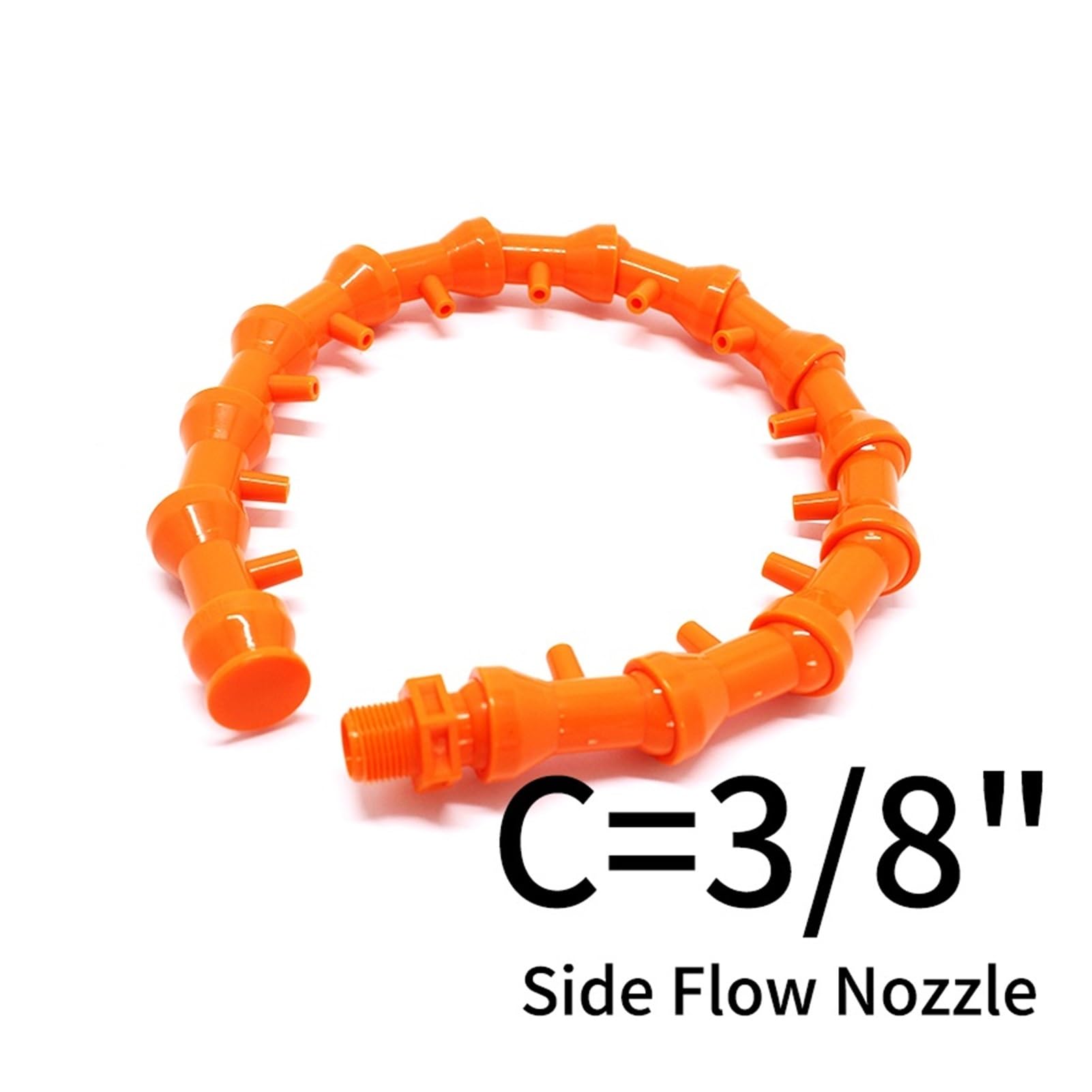 Einstellbarer Kühlmittelschlauch Spindel Wasser Öl Kühlung Flüssigkeit Kühlmittel Rohr Schlauch Rohr Düsen Spray Ring for CNC Router Metall Stein Verarbeitung(D)