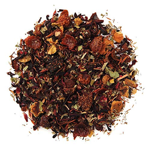Image of Organic Positively Tea Company, Very Berry Citrus, Herbal Tea, Loose Leaf, 16 Ounce