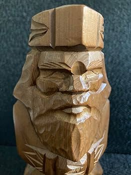 アイヌの人形 アイヌの木彫り人形 男女 | MINGEI HOUYU