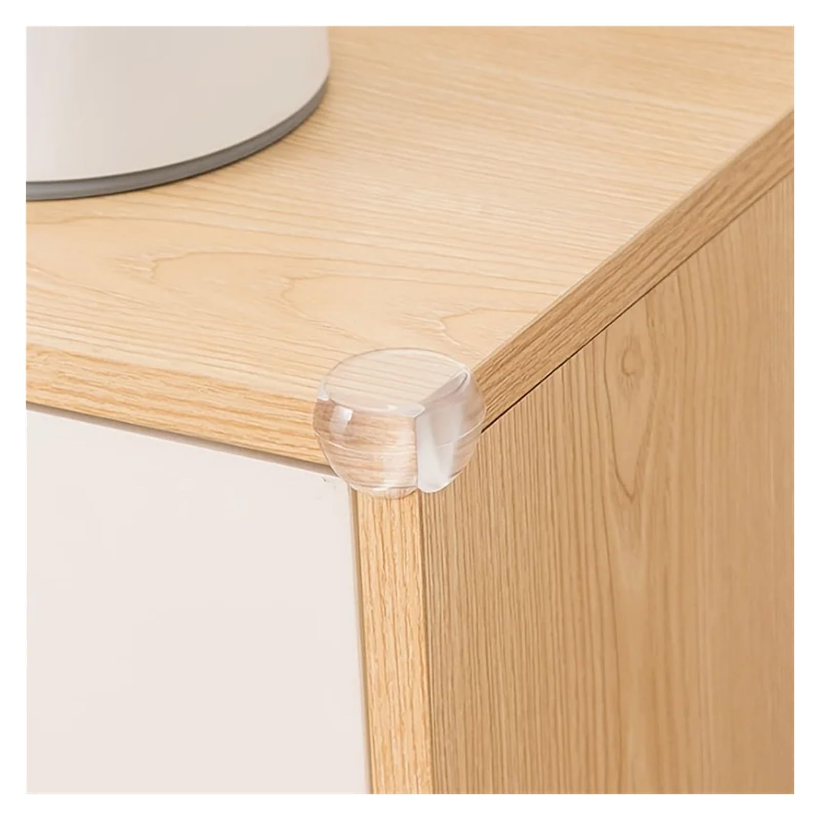 Eckenschutz für Tische, Kindersicherheit, transparente Stoßdämpfer, 8er-Pack, hochbeständiges Klebegel für Kinder