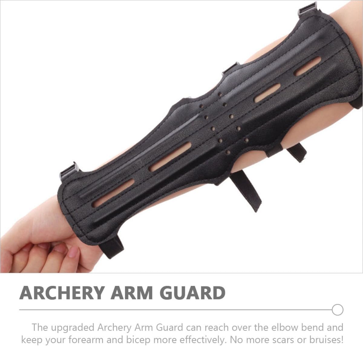 Toyvian Archery Arm Guard Protective Archery Armguard Universal Bow and Arrow Arm Protector for Outdoor Hunting and Target Shooting