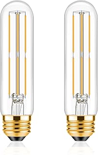 27 Home Bar Decor Ideas Featuring Accent Walls And Lighting 13 ToBeGreat T30 LED Light Bulbs 6 Watt Equivalent 60W Bulb E26 Tubular Bul...