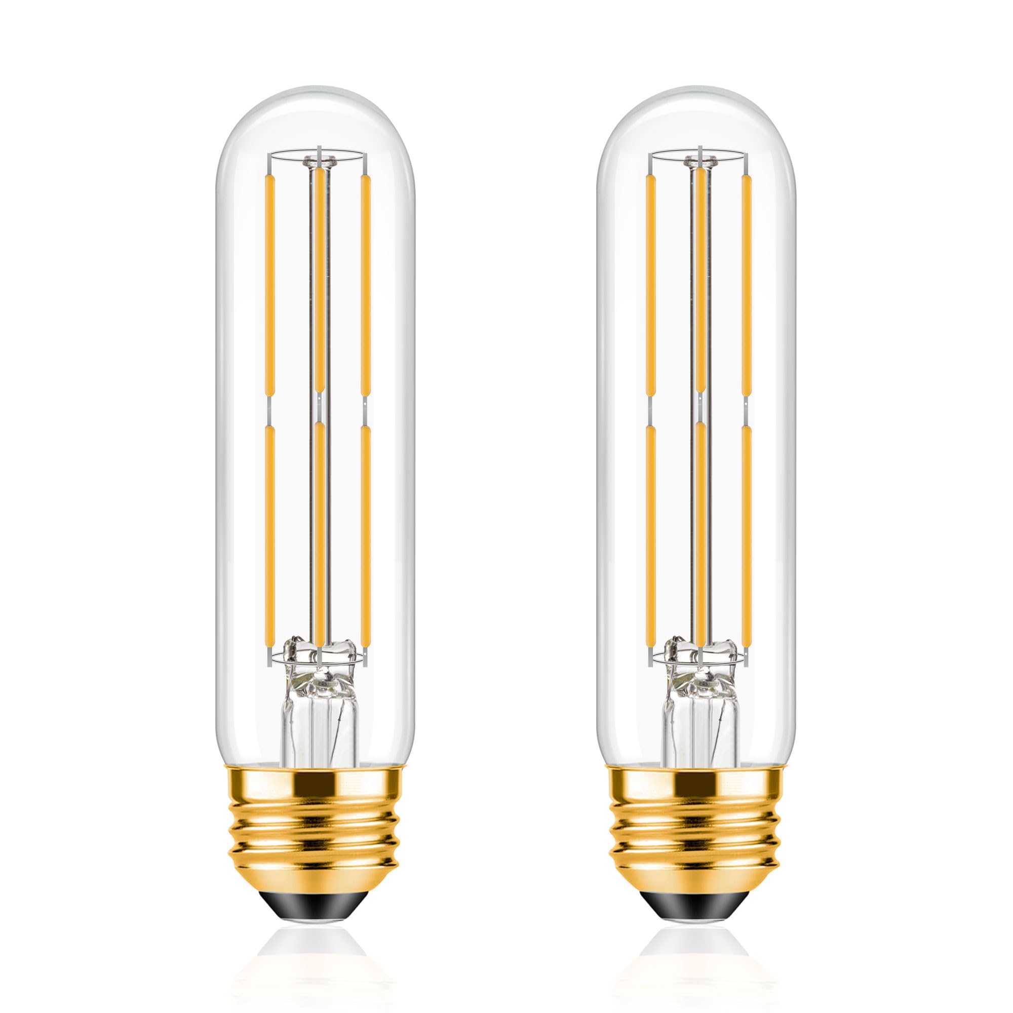 ToBeGreat T30 LED Light Bulbs 6 Watt Equivalent 60W E26 Tubular Bulbs T10 Edison LED Filament Bulb Warm