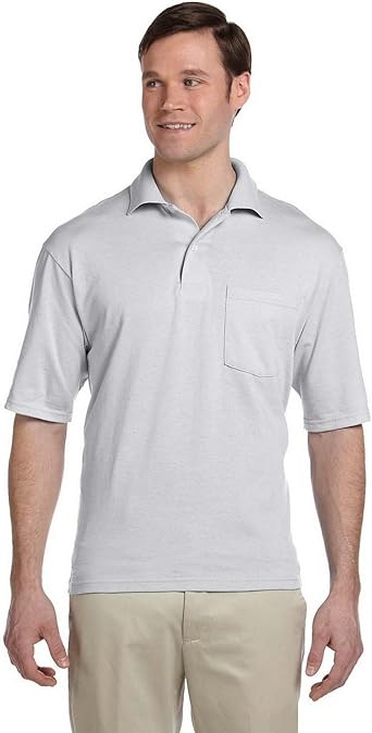 jerzees spotshield polo