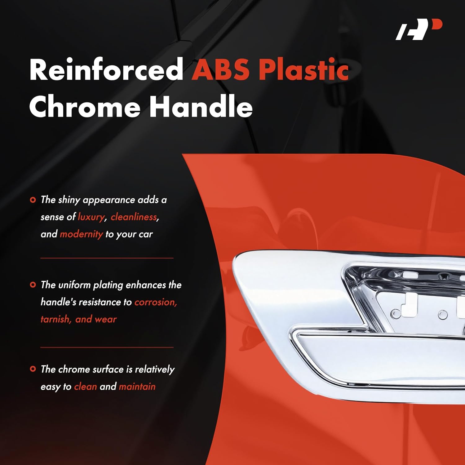 A-Premium Front Left Driver Interior Door Handle Compatible with Cadillac Escalade 2007-2013, Silver