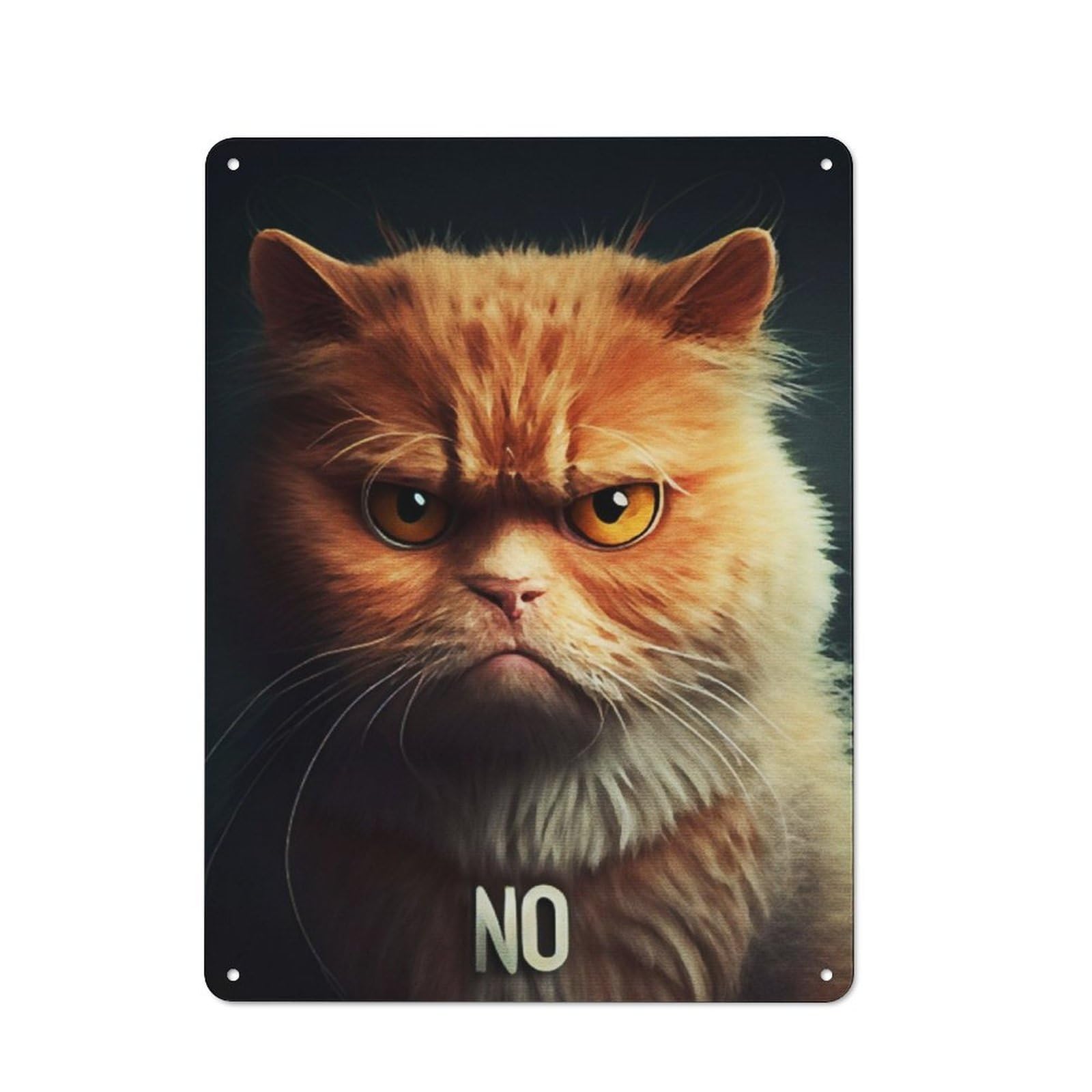 Junmoney Say No Tin Wall Plaque 40X30cm With For Café Or Home Bar, For Themed Room Decoration, For Living Room And Hallway Decor