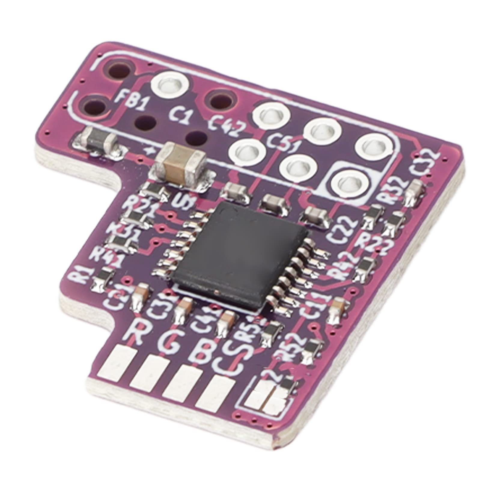 Mtlavishness RGB Modchip Für N64 NTSC Konsolen Kristallklares Bild Mit THS7374 Verstärker Einfache Installation Für Spielekonsolen Enthusiasten Hochwertiges PCB Material
