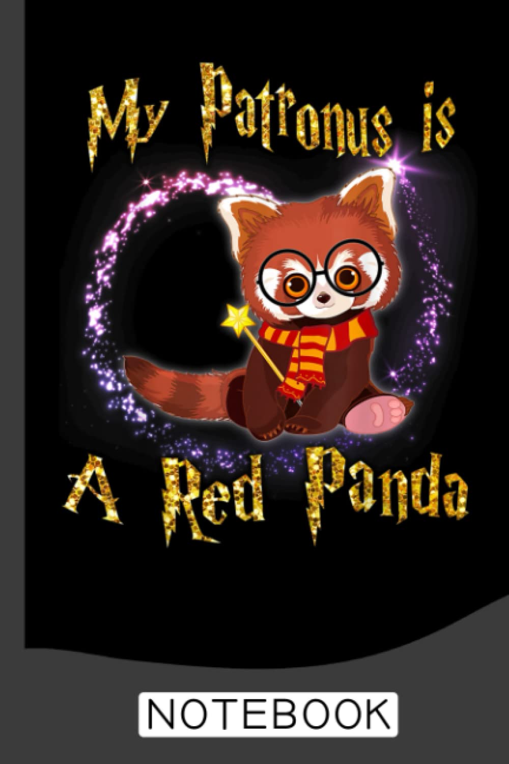 My Patronus Is a Red Panda Notebook: Adorable Red Panda & Bamboo Notebook Journal | Blank Lined Workbook for Teens Kids Students Girls for Home School College for Writing Notes