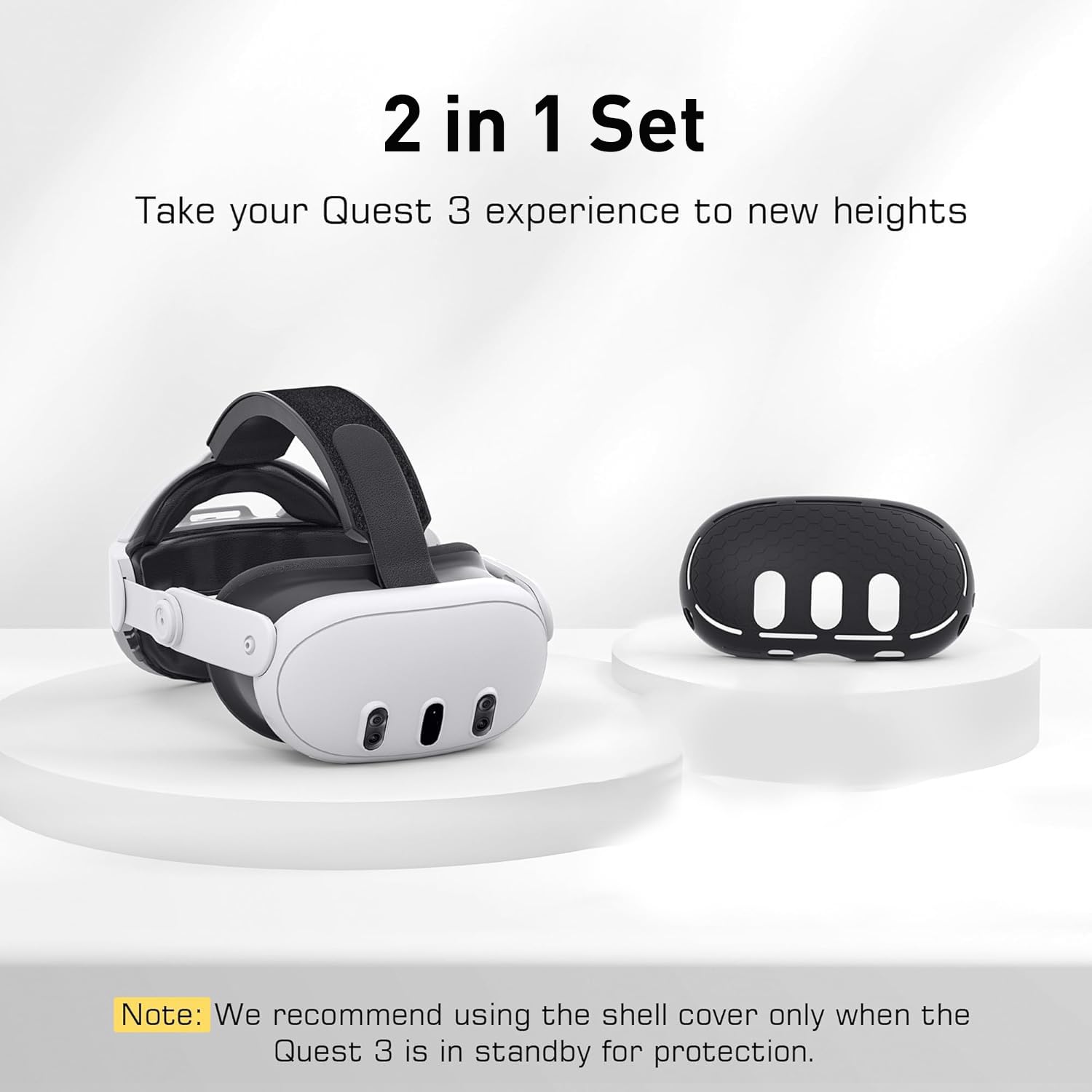 Amazon.com: Kuejct 2 in 1 Accessoris Set for Oculus Meta Quest 3