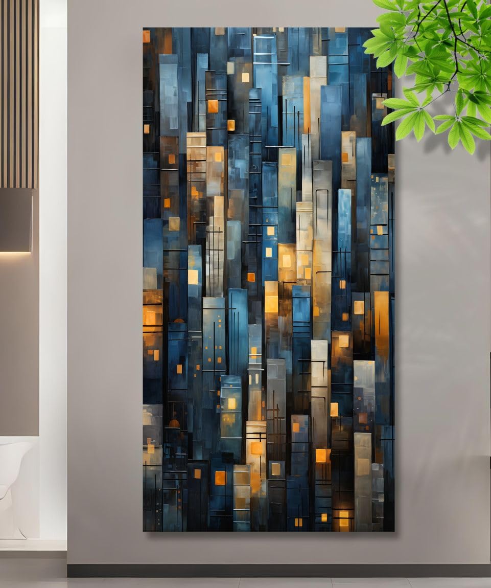 SAF paintings Unframed Rolled Art Print||Abstract Art Canvas Wall Art Print for Home Décor And Office||Unframed canvas Painting For Wall decor||Home wall and Office Interior CR-202