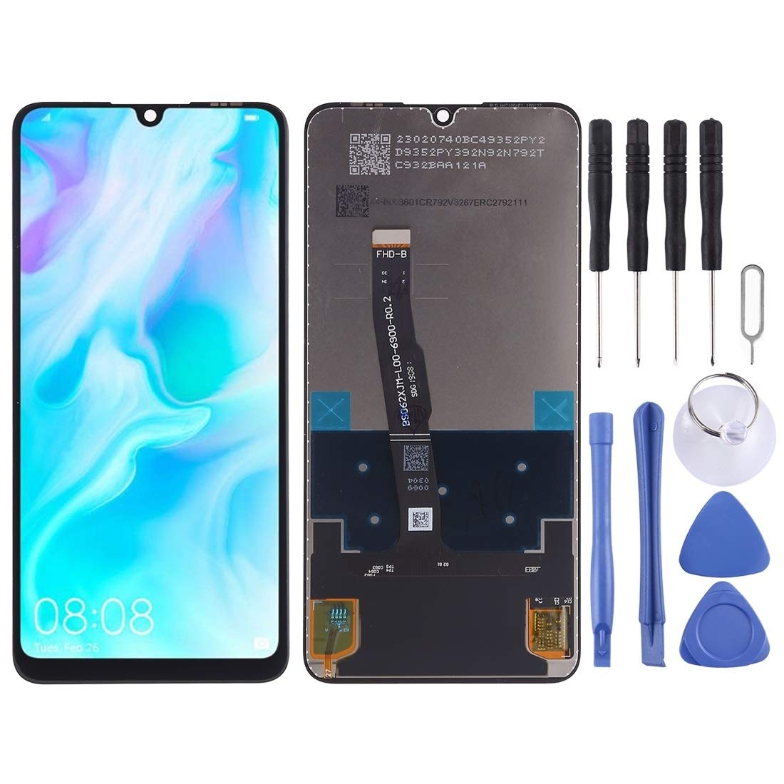 Bloc écran LCD Huawei P30 Lite avec numériseur assemblé noir - 7