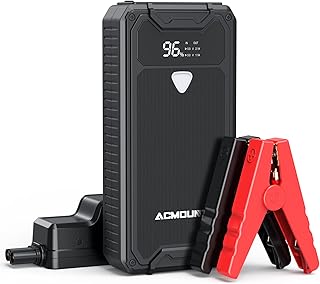 Car Jump Starter Portable, Acmount 1500A Peak Jump Starter Battery Pack for Up to 7L Gas or 6L Diesel Engine, 12V Portable Car Battery Starter with LED Display, USB Quick Charge
