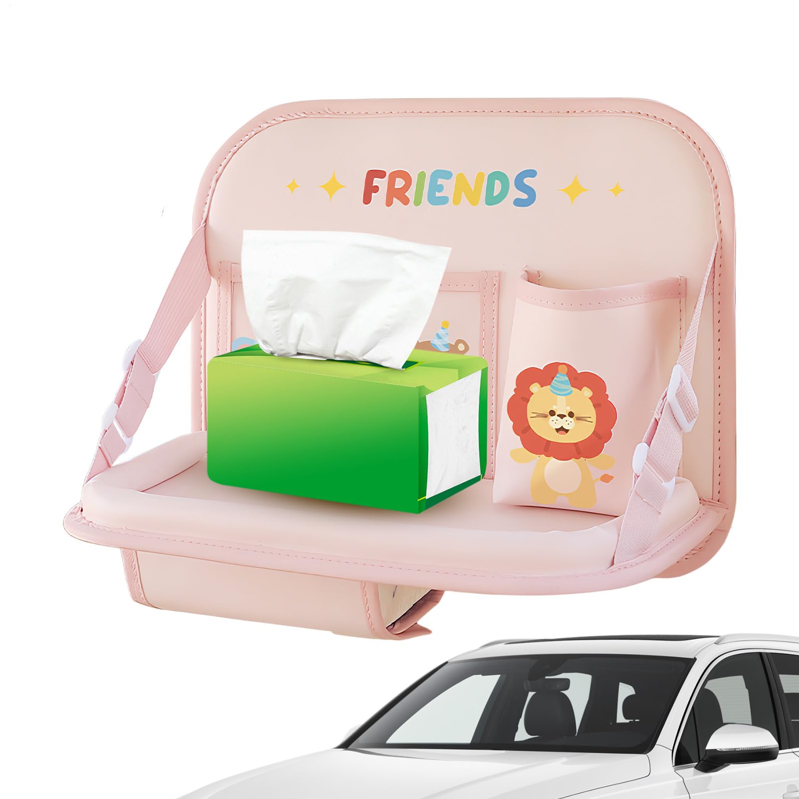 Organisateur de banquette arrière pour les vacances en famille et les longs trajets en voiture