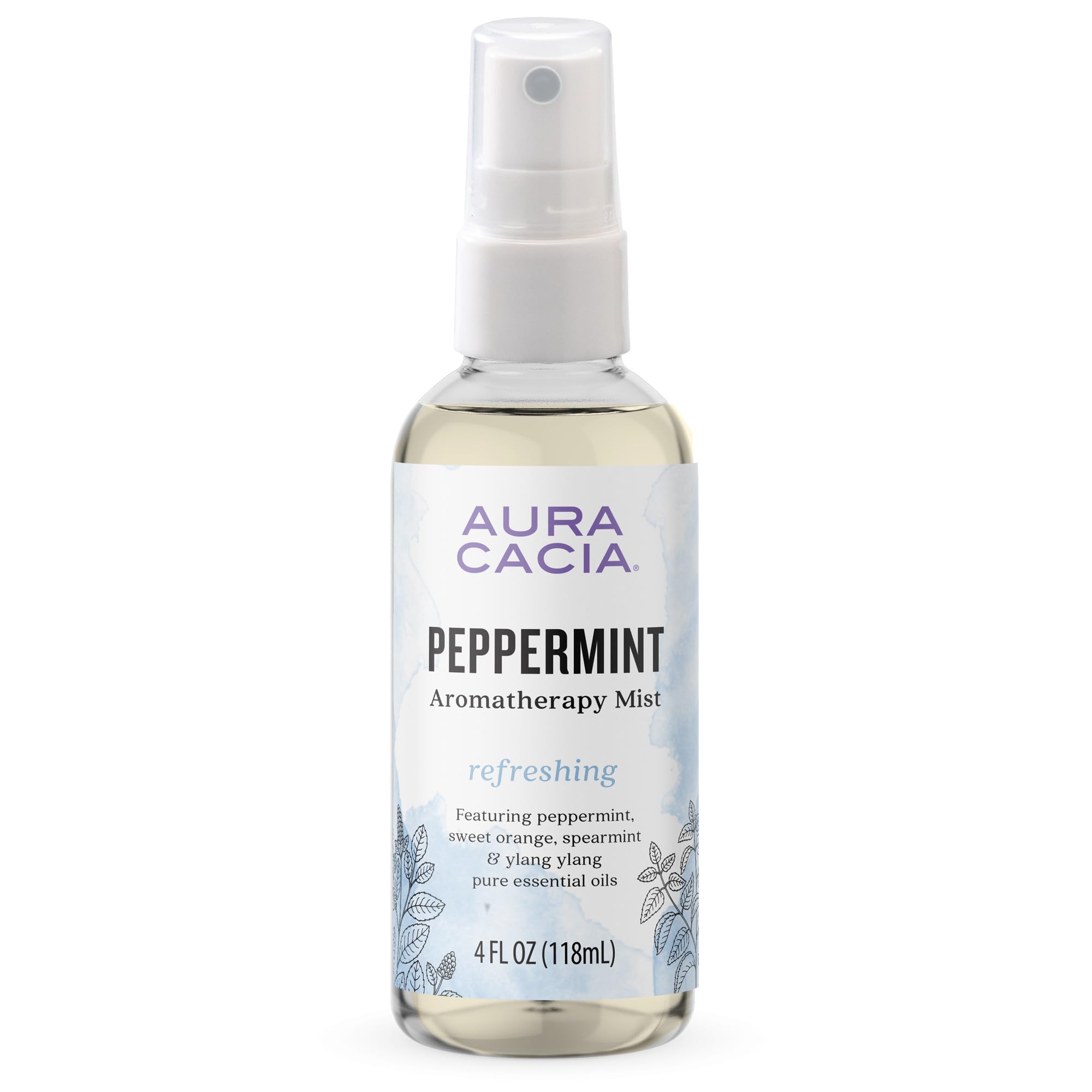 Amazon.com: Aura Cacia Room and Body Mist, Refreshing Peppermint