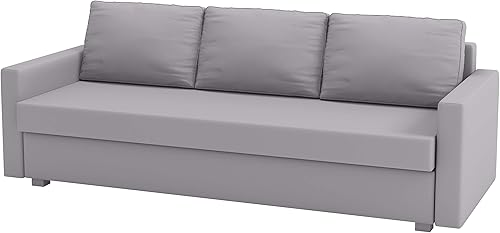 Vista 11 de HomeTown Market La funda de repuesto resistente Friheten para sofá cama está hecha compatible con IKEA Friheten de 3 asientos