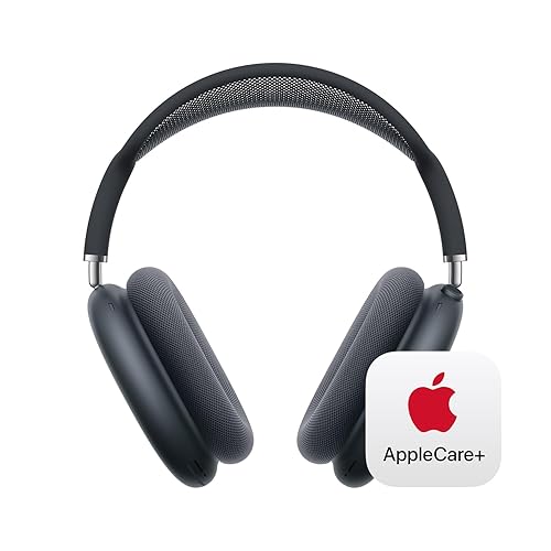 Apple AirPods Max Wireless Over-Ear Headphones, Pro-Level Active Noise Cancellation, Transparency Mode, Personalized Spatial Audio - Midnight with AppleCare+ (2 Years) - Midnight - With AppleCare+ (2 Years)