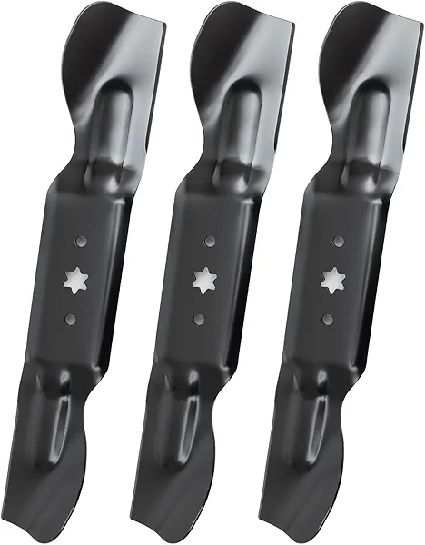 Keycci Cub Cad et 490-110-C187 Mower Blades Compatible with ZT2 ZT3 Ultima 60 Inch Deck, Mulching Lawn Hi Lift Mower Blades Replaces for 742-05620 M TD/T Roy Bilt 60'', 3 Pack