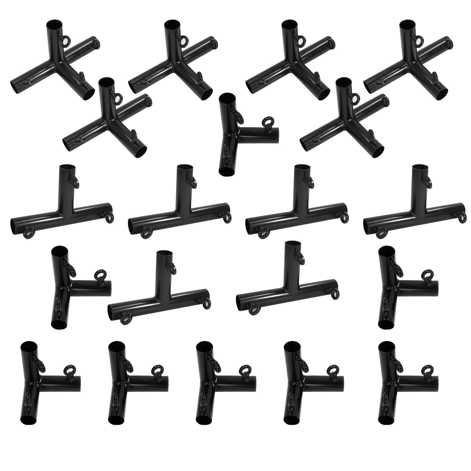 Aoneky 1 Inch Batting Cage Corner Kit For 55ft Cage - EMT Pipe Connectors For Baseball & Softball Practice