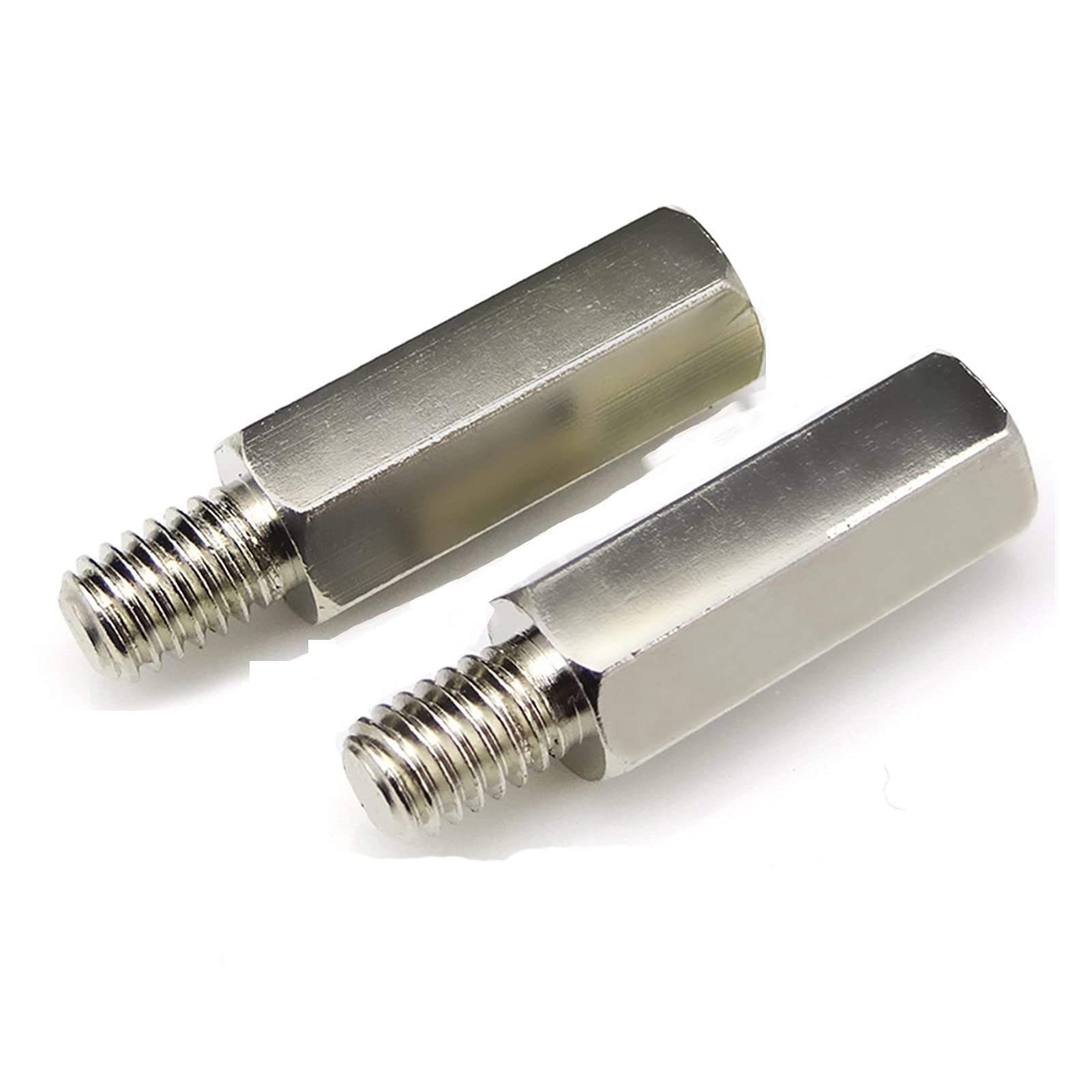 M2/M2.5*L+4 M3/M4*L+6 Nickel Plated Steel Hex Standoff Male to Female Spacer B061 Small Tools (Length : 40mm, Size : M4 (10Pcs))