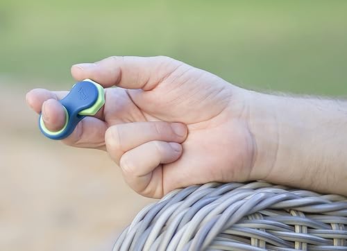 Vista 8 de Yogi Fidget Toy – Spinner sensorial silencioso para adultos y niños – Alivio del estrés para TDAH, ansiedad – Juguetes para adultos – Incluye 5