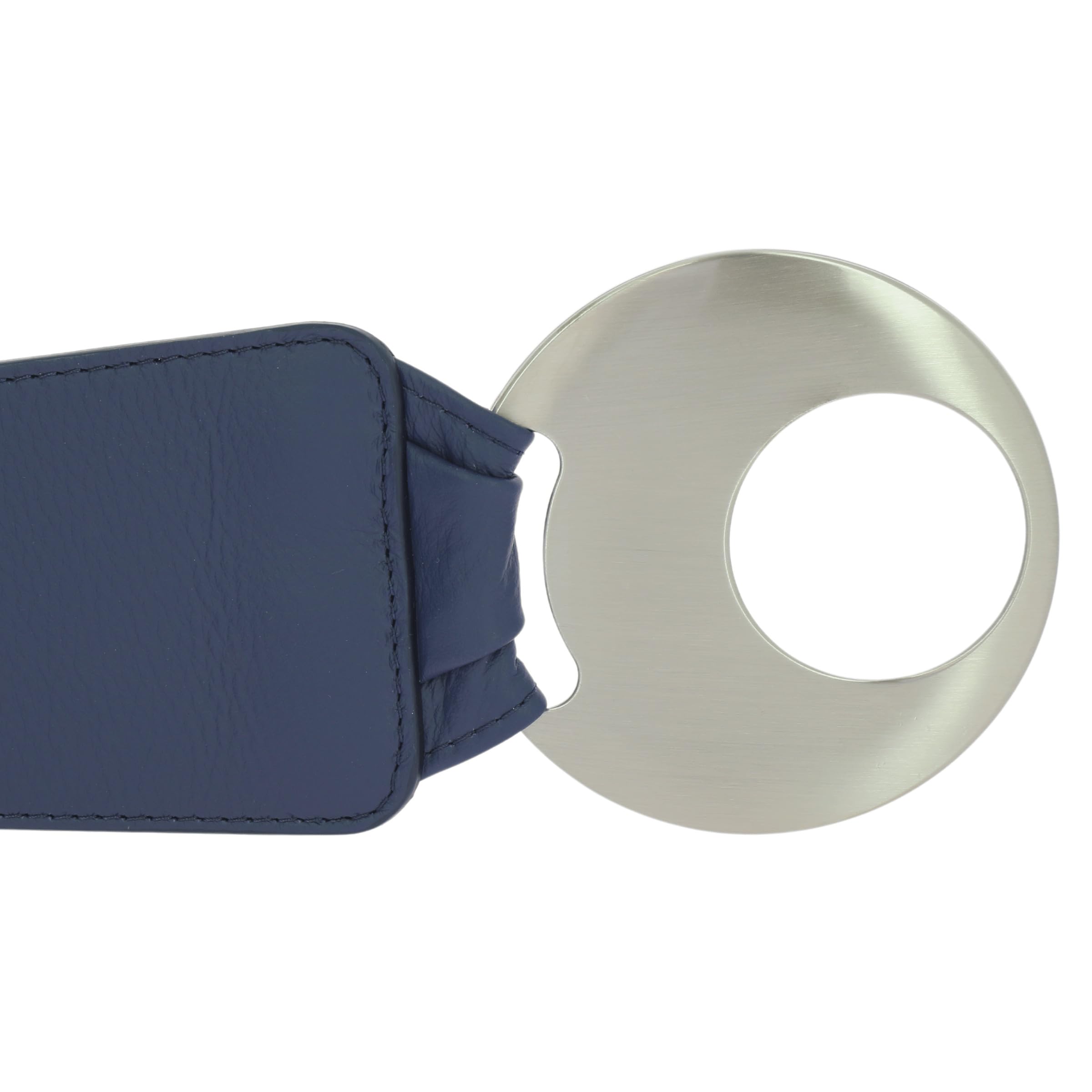 FASHIONGEN - Cintura larga da donna in pelle con fibbia rotonda SOLAINE