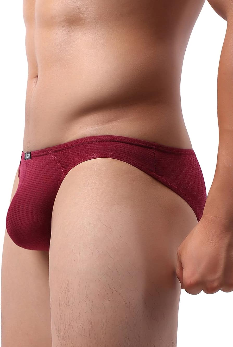 iKingsky Men's Bulge Briefs Sexy Breathable Underwear Low Rise Spandex Under Panties for Men - Image 3