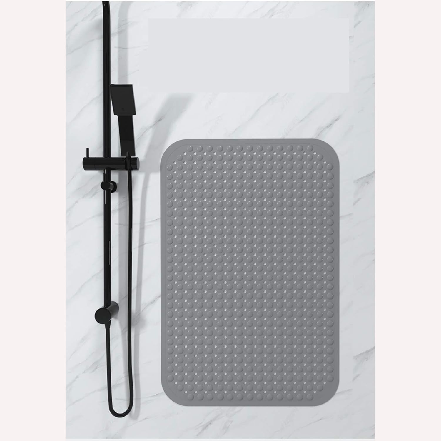 Rechteckige Duschmatte Große Badezimmer Antirutschmatte Haushalt Duschraum Badematte Wc Bodenmatte PVC Fußmassage Badewanne, Sky Blue, 120 * 80cm